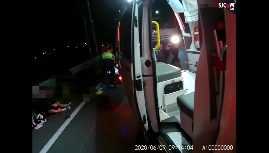 影/年前遇死劫！嘉義單車伯遭機車碰撞倒地　慘被後方騎士二次追撞送醫不治