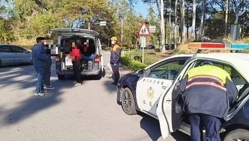 趕著回娘家！金門女騎士撞汽車自摔倒地　瓊林圓環事故又一樁