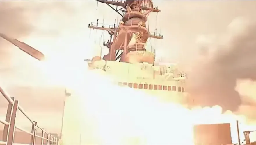 影/海軍公開春節巡弋影像　巡防艦射飛彈畫面超震撼