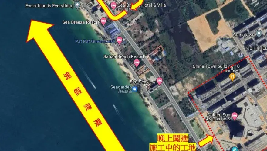 晚安小雞夜闖柬詐騙園區遭爆是「飯店工地」！網紅秀圖狠酸「今天房價蠻便宜」