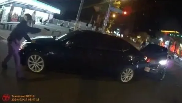 快訊/台中通緝犯「開車撞警」逃逸　30歲員警腿部骨折