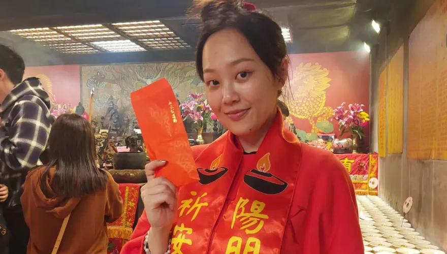 陽帆全家點姜太公七星燈祈福　愛女安吉透露龍年計畫