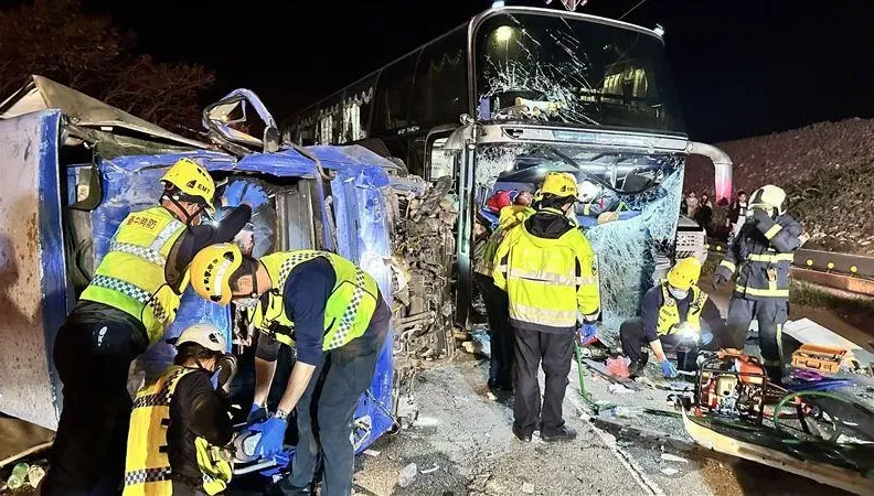 快訊/網紅「肥大叔」員工旅遊遇死劫 　女導遊左腿截肢保命