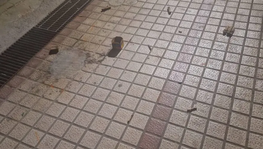 影/惡劣畫面曝！水鴛鴦從天而降嚇壞路人　高雄「鞭炮怪客」警方要抓了