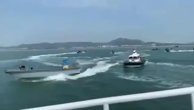 影/10陸船報復衝撞我海巡艇？ 海巡署澄清：3年前畫面非事實