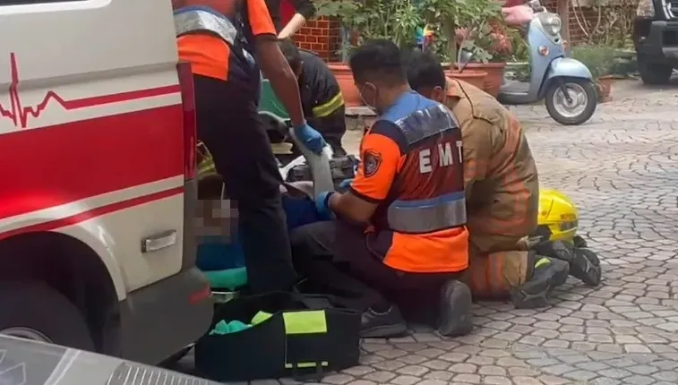 台南40歲男打牆突昏厥！身體不適從1米高墜落　搶救中