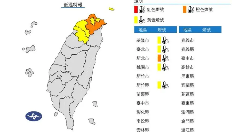 快訊/還沒冷完！氣象署發布低溫特報　5縣市恐「下探10度」