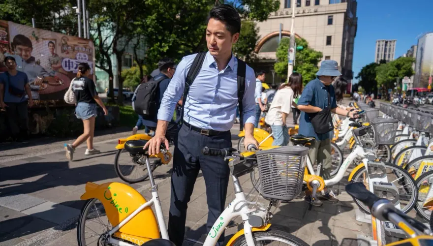 台北市恢復YouBike前30分鐘免費　蔣萬安視察：有些站借不太到車