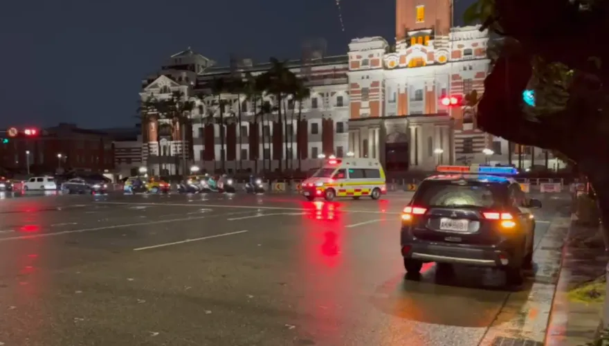 快訊/總統府驚爆槍響！憲兵深夜頭部中彈送醫