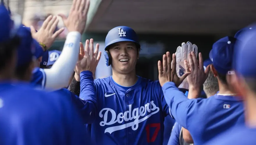 結婚後太猛！大谷翔平3局揮3安、2打點　熱身賽打擊率衝破7成