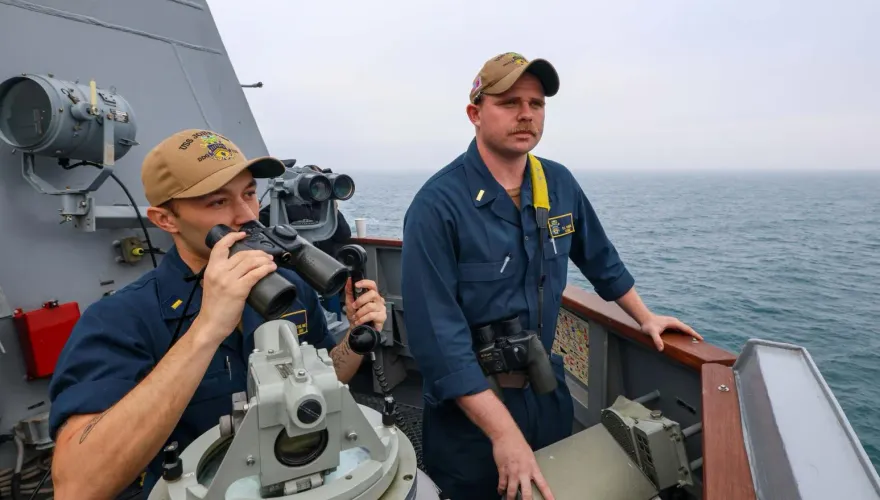 美軍驅逐艦「芬恩號」穿越台灣海峽！國防部回應了