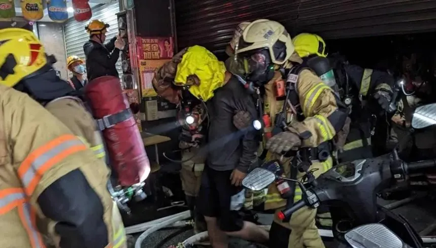 台南永康深夜火警　2住戶受困1人燒傷送醫
