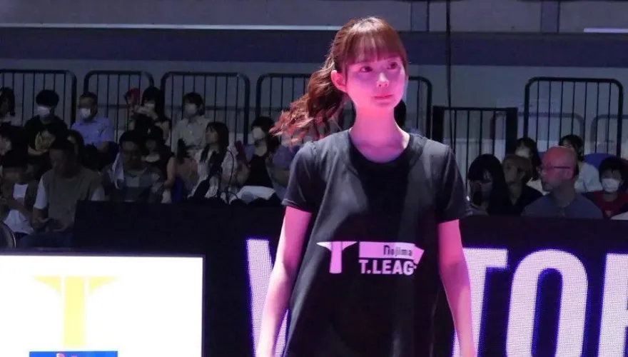 確定不是AI？日本桌球美少女爆紅　網讚「桌球界橋本環奈」