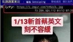 抓到了！PTT貼「斬首蔡英文」恐嚇　資訊碩士男跳板隱匿仍遭逮