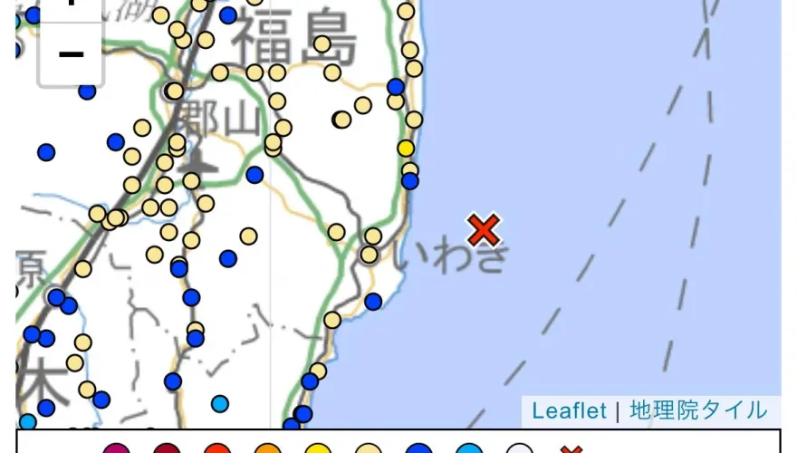 快訊/日本福島縣發生規模5.8地震    東北地區深夜天搖地動民眾嚇壞