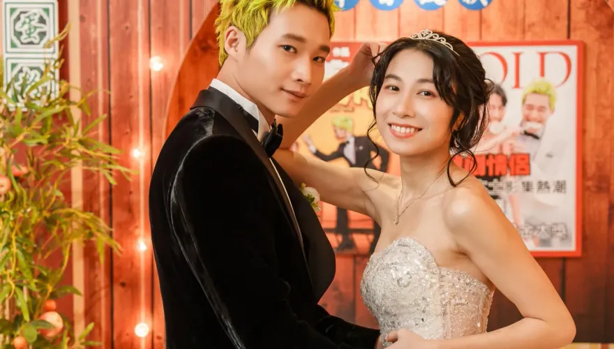 「拿金鐘獎就結婚」說到做到！黃冠智迎娶交往3年演員女友