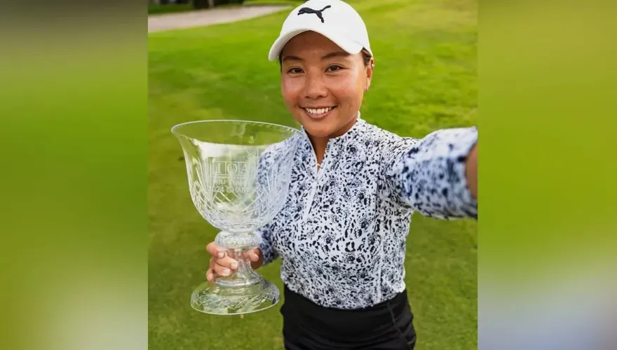 1桿之差逆轉！台灣女將彭婕LPGA次級巡迴賽封后　「可以繼續留美了」