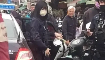 影/取締違停霸氣廣播！　俏麗女警下車秒歪樓
