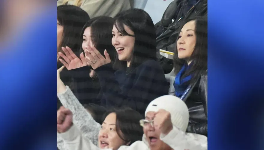 這鑽戒很低調...田中真美子首度觀戰老公大谷　左手無名指放閃