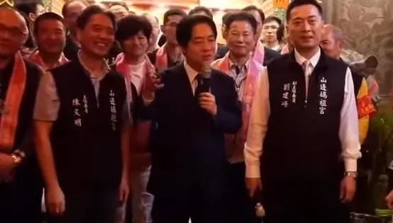 白沙屯媽祖/賴清德二度參拜山邊媽　聽這句樂歪「未來8年」一定年年來