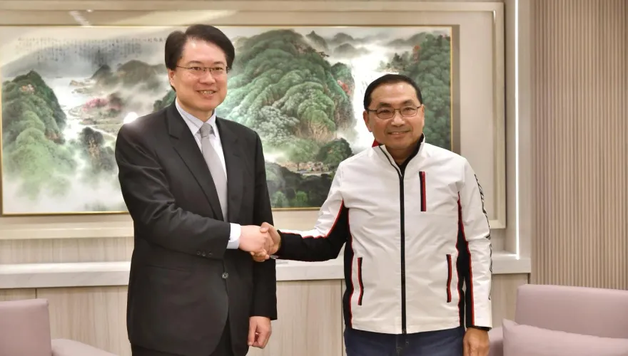 侯友宜見林右昌！聚焦「新北1大事」　約定每3個月見面