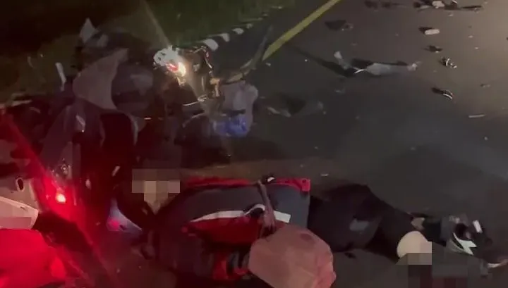 影/彰化女騎士「死亡公路」遭撞飛！熱心民眾肉身擋車　免遭「2次輾壓」