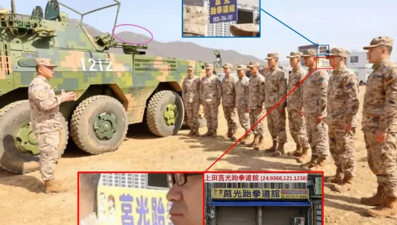 解放軍訓練場藏玄機！眼尖網友發現真實台灣街道布景