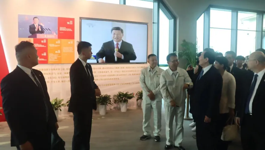 馬英九參訪港珠澳大橋　提前與習近平「馬習同框」