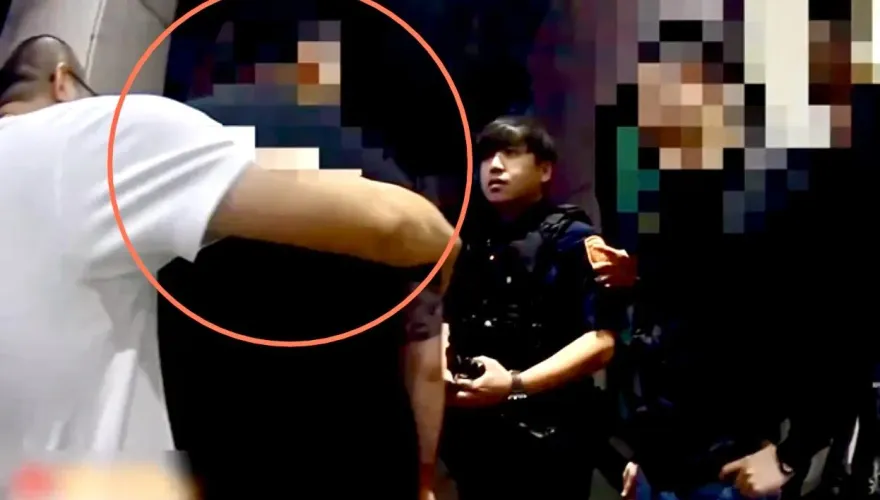 影/蘆洲半夜10多人聚集喧嘩　2醉男拒檢嗆警推擠遭管束送辦