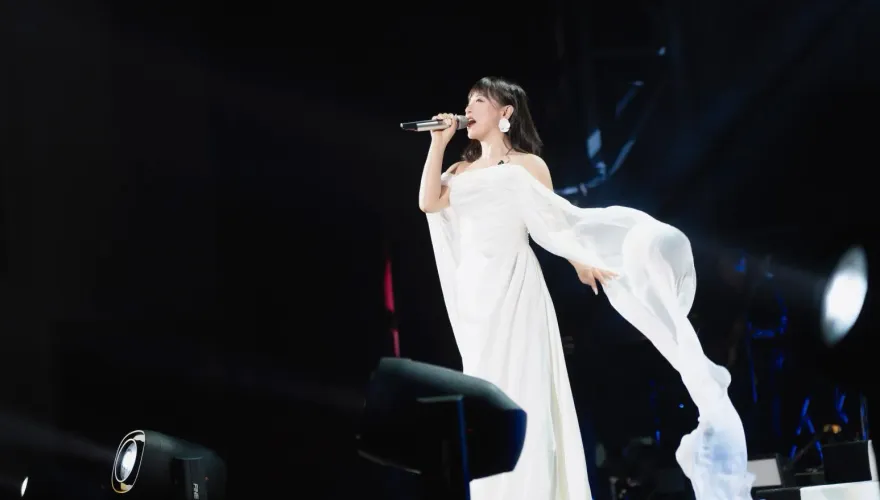演唱會突發！丁噹唱到一半　男方衝上前單膝下跪求婚！