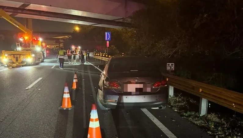 快訊/無辜枉死！國道擦撞「下車察看」...男遭兩車連撞　傷重不治身亡