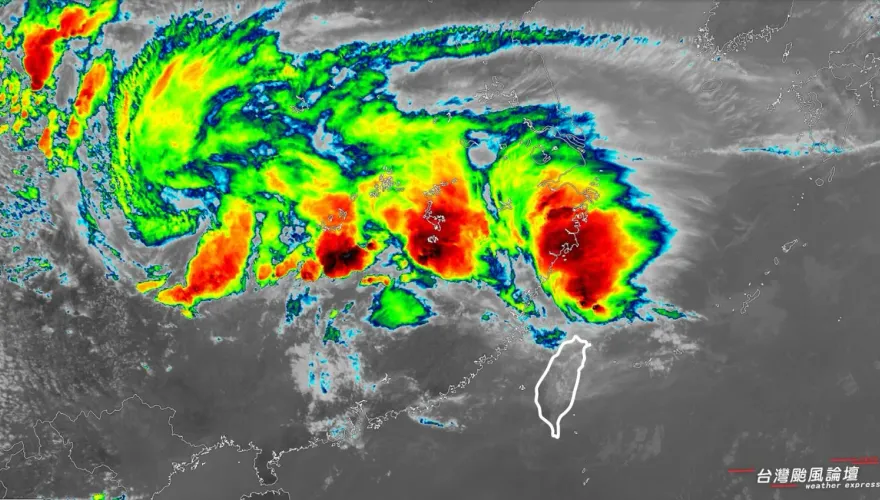 鋒面4/18掠過台灣北部！北台灣雷雨率先開炸　西部水庫有機會解渴
