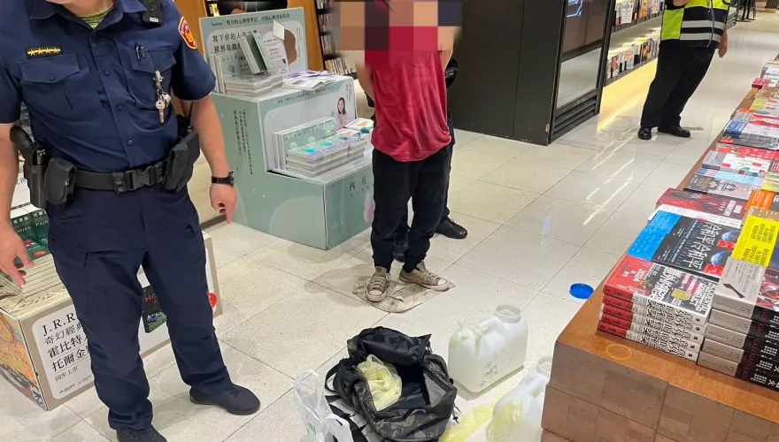 快訊/台中吊嘎男「想吃牢飯」到勤美誠品縱火　裁准羈押、未禁見
