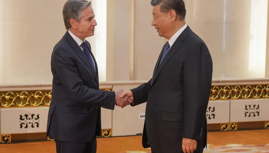 會見美國國務卿布林肯！習近平：中方不結盟美方也不要搞小圈子