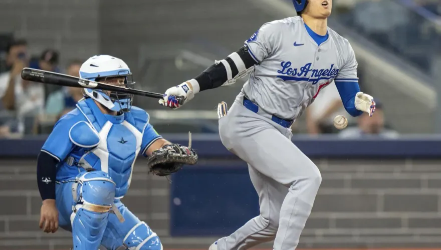 影/道奇慘中「滿壘計」！大谷翔平4打數摃龜　絕佳得分機會也打不回來