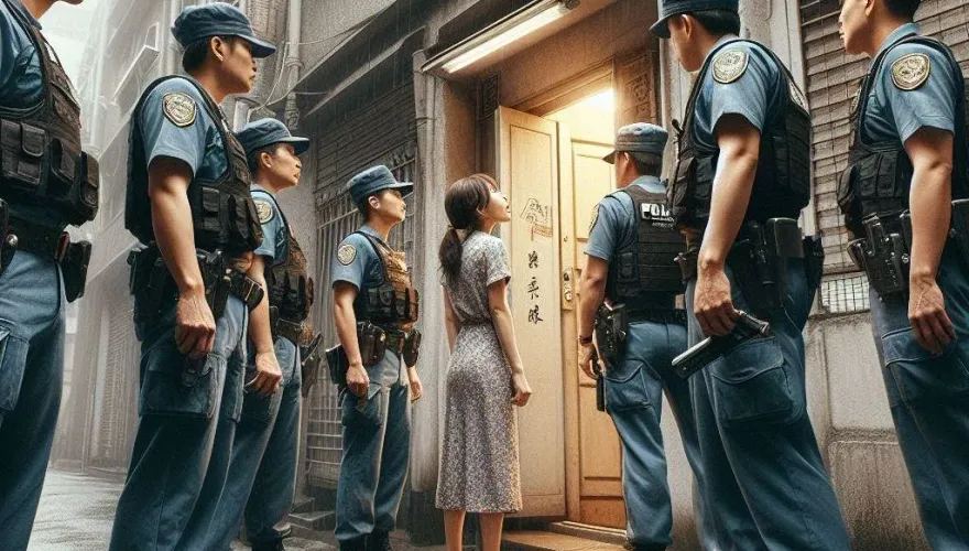 快訊/「疑藍心湄堂妹」被控強佔民宅！通緝犯男友落網　女與警方對峙畫面曝