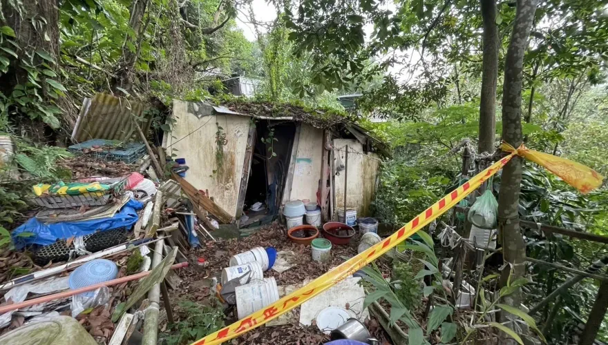 快訊/驚悚！北市虎山步道驚見「白骨」躺椅　死者身分曝光