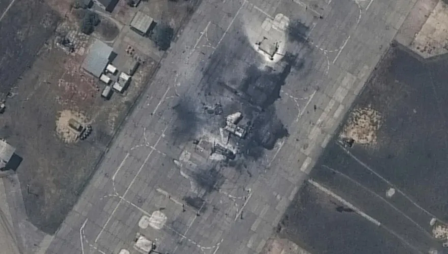 烏克蘭發動大規模無人機攻擊　俄國空軍基地遭炸