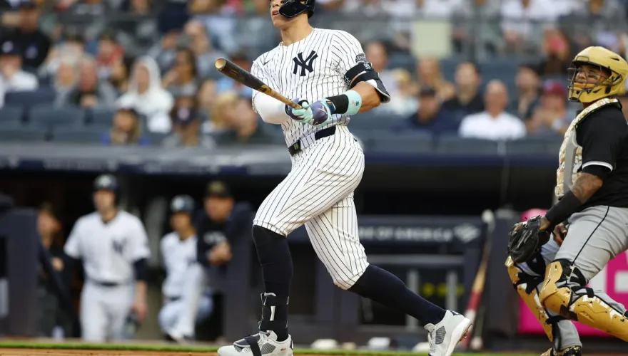 影/擁2怪力男太幸福！賈吉、史坦頓同場炸裂　洋基5連勝到手