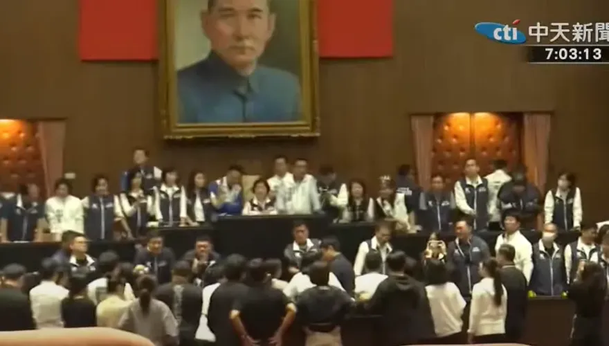 影/國會史上第一次？為防民進黨阻韓國瑜上台開會　傳將動用警察權