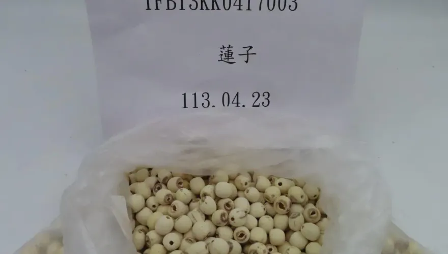 快訊/陸進口「蓮子」驗出致癌黃麴毒素超標！6千公斤須退運銷毀