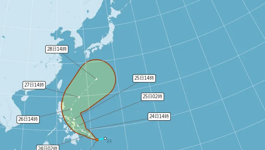今年首颱「艾維尼」要來了？　氣象署曝移動路線
