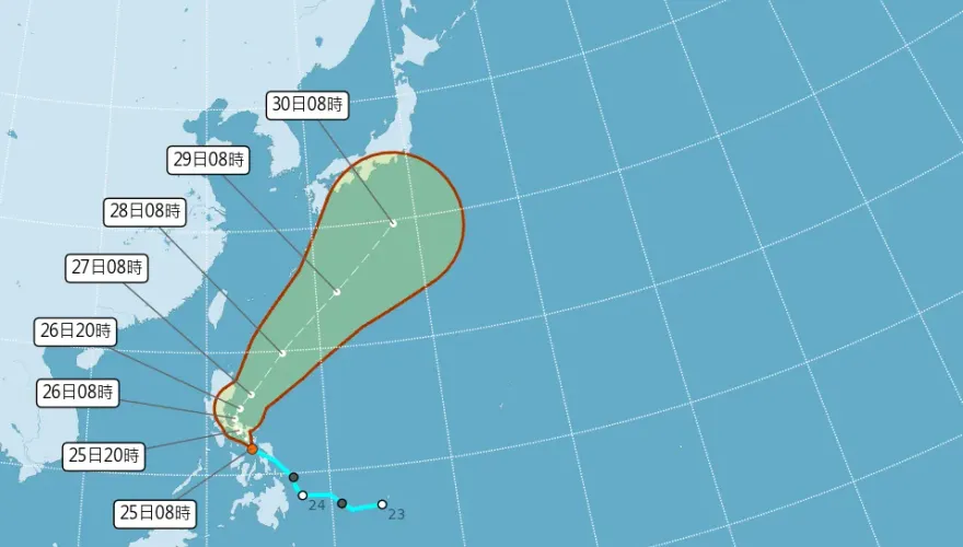 首颱「艾維尼」估今晚8時生成！新一波梅雨鋒面接力　5/28、29雨勢最猛
