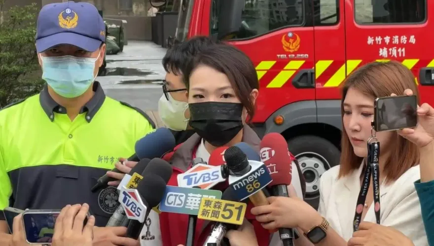 新竹市住宅火警2勇消英勇殉職　高虹安盼從優撫恤：我曾經親手頒獎給他