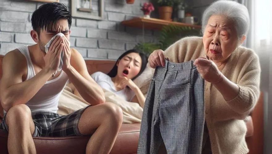 巨嬰認證！清明團圓飯人夫喝茫尿褲子「婆婆竟直接脫掉拿來聞」