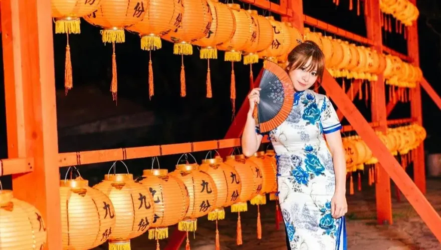 璀璨燈籠現九份 提燈夜遊亮山城