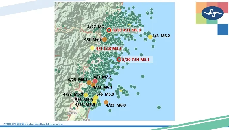 花蓮一早雙震！上午4.9地震為個案「非0403餘震」　氣象署：規模5以上恐再現