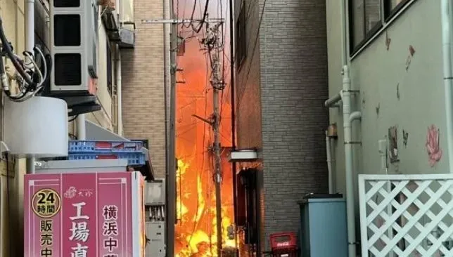 快訊/影/日本橫濱中華街驚傳大火！當局出動39輛消防車灌救