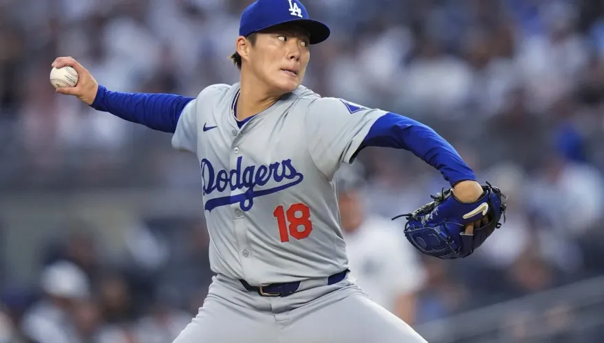 影/連12人出局！山本由伸7局好投　大谷跑回1分助道奇險勝洋基