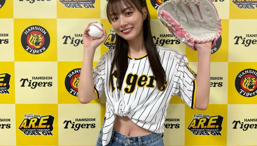 影/搶林威助鋒頭！阪神「台灣日」開球　女優首度登板自評70分